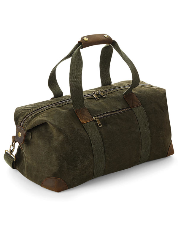 Geanta din bumbac Heritage Waxed Canvas Holdall 07830 4