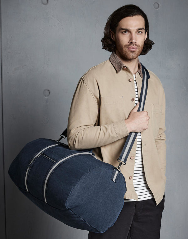 Geanta din bumbac Vintage Canvas Holdall 61330 7