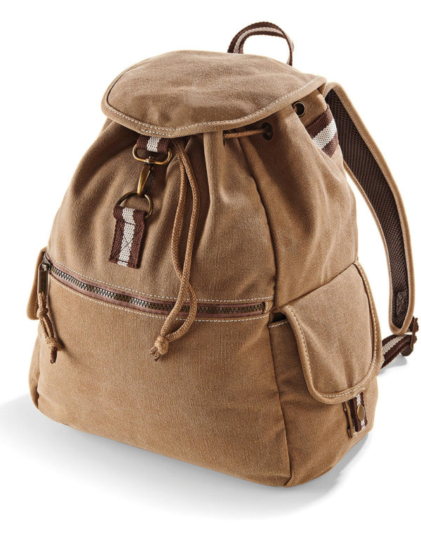 Rucsac din bumbac Vintage Canvas Backpack 66230 7